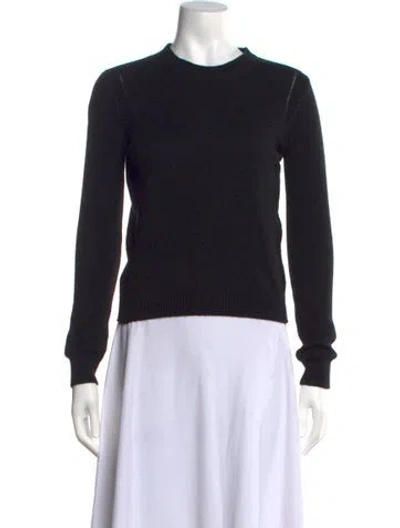 Pre-owned Tom Ford Cashmere Crew Neck Sweater In Black