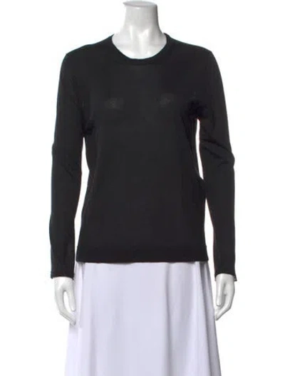 Pre-owned Tom Ford Cashmere Crew Neck Sweater In Black