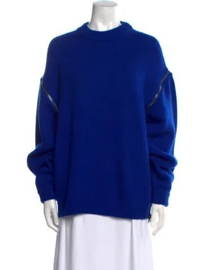 Pre-owned Tom Ford Cashmere Crew Neck Sweater In Blue