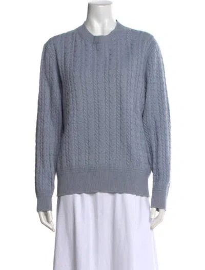 Pre-owned Tom Ford Cashmere Crew Neck Sweater In Blue