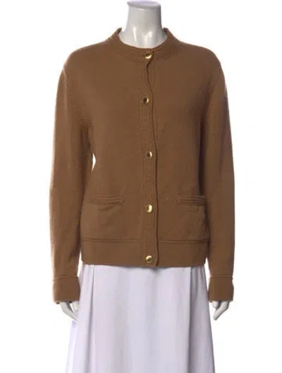 Pre-owned Tom Ford Cashmere Crew Neck Sweater In Brown