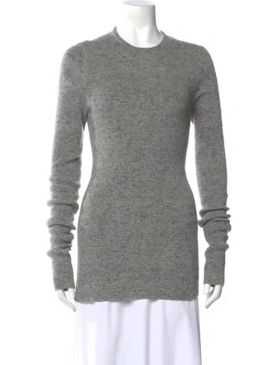 Pre-owned Tom Ford Cashmere Crew Neck Sweater In Gray