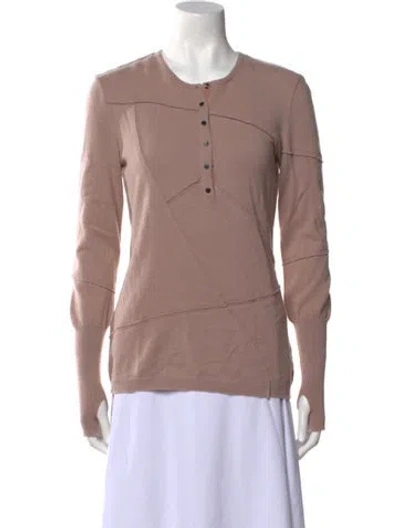 Pre-owned Tom Ford Cashmere Crew Neck Sweater In Neutral