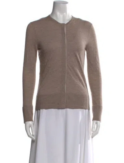 Pre-owned Tom Ford Cashmere Crew Neck Sweater In Neutral