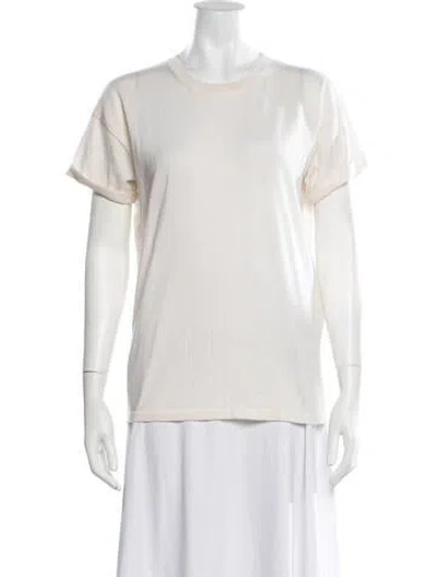 Pre-owned Tom Ford Cashmere Crew Neck Sweater In Neutral
