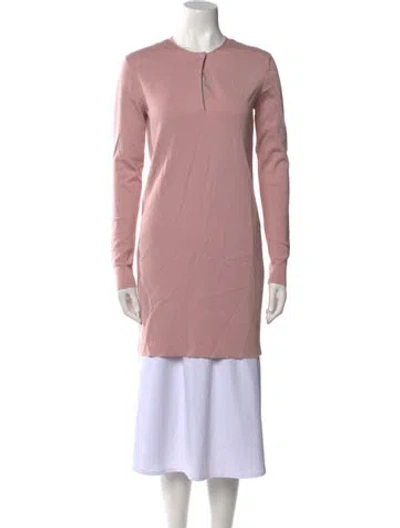 Pre-owned Tom Ford Cashmere Crew Neck Sweater In Pink
