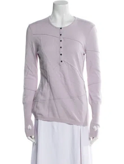 Pre-owned Tom Ford Cashmere Crew Neck Sweater In Purple
