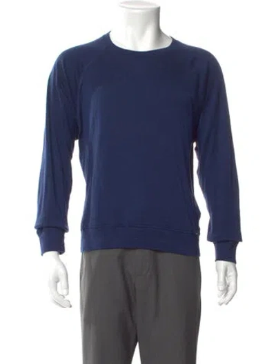 Pre-owned Tom Ford Cashmere Crew Neck Sweatshirt In Blue