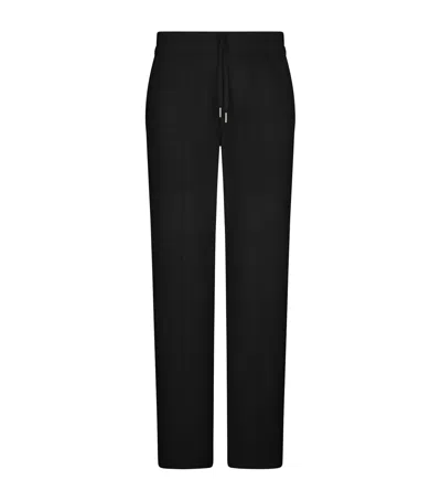 Tom Ford Cashmere Drawstring Trousers In Black