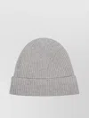 Tom Ford Cashmere Hat Folded Cuff In Gray