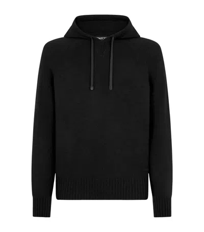 Tom Ford Drawstring Hoodie In Black