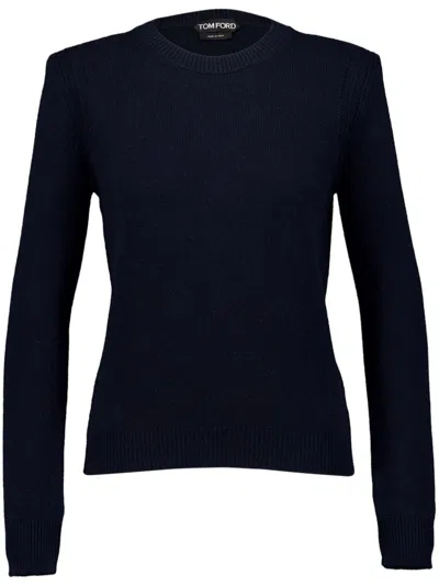 Tom Ford Long-sleeved Sweater In Black