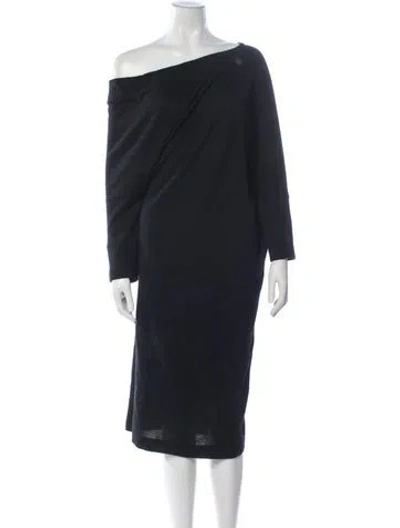 Pre-owned Tom Ford Cashmere Knee-length Dress In Black
