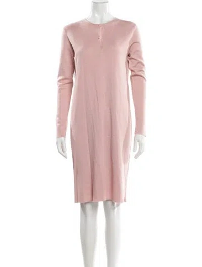 Pre-owned Tom Ford Cashmere Knee-length Dress In Pink