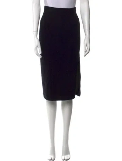 Pre-owned Tom Ford Cashmere Knee-length Skirt In Black