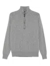 Tom Ford Cashmere Lambswool Half Zip Sweater