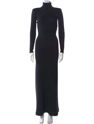 Pre-owned Tom Ford Cashmere Long Dress In Black