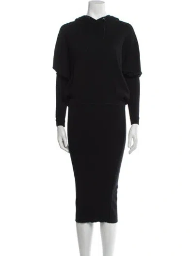 Pre-owned Tom Ford Cashmere Midi Length Dress In Blue