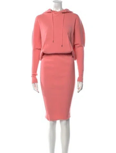 Pre-owned Tom Ford Cashmere Midi Length Dress In Pink