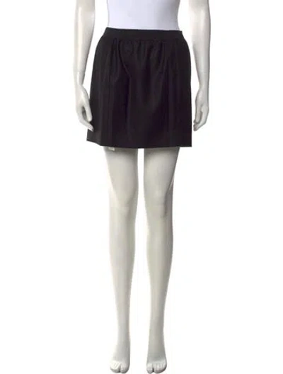 Pre-owned Tom Ford Cashmere Mini Skirt In Black