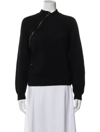 Pre-owned Tom Ford Cashmere Mock Neck Sweater In Blue