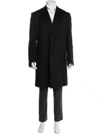 Pre-owned Tom Ford Cashmere Overcoat In Black