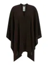 Tom Ford Cashmere Poncho Capes Brown In Black