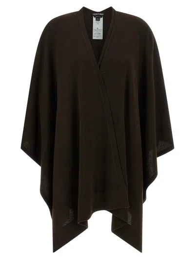 Tom Ford Cashmere Poncho In Brown