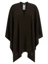 Tom Ford Cashmere Poncho Capes Brown In Black