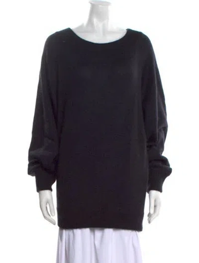 Pre-owned Tom Ford Cashmere Scoop Neck Sweater In Black