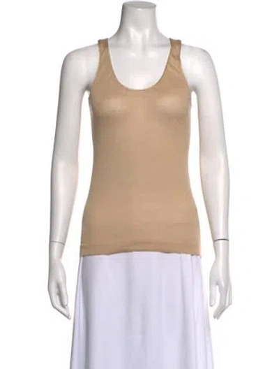 Pre-owned Tom Ford Cashmere Scoop Neck Sweater In Neutrals