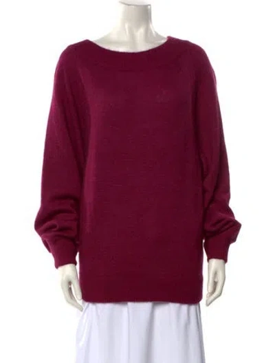 Pre-owned Tom Ford Cashmere Scoop Neck Sweater In Purple
