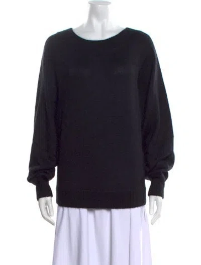 Pre-owned Tom Ford Cashmere Scoop Neck Sweater W/ Tags In Blue