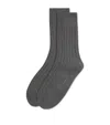 Tom Ford Cashmere Socks In Gray
