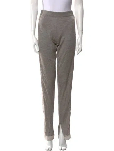 Pre-owned Tom Ford Cashmere Straight Leg Pants In Neutral