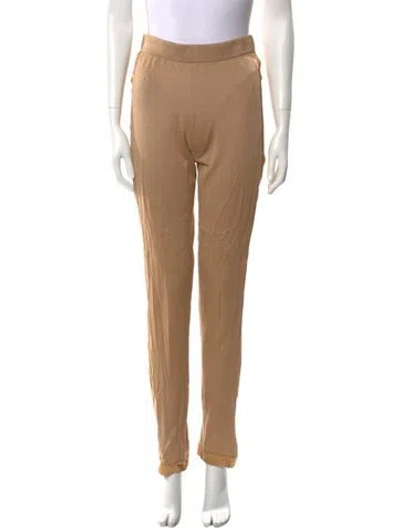 Pre-owned Tom Ford Cashmere Straight Leg Pants In Neutral
