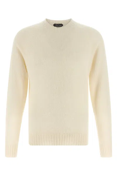 Tom Ford Cashmere Sweater In Neutral