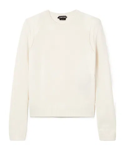 Tom Ford Cashmere Sweater In Neutral