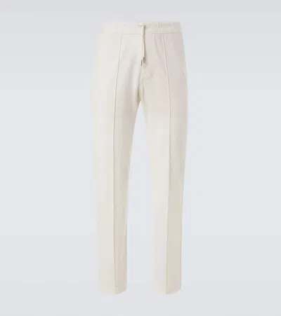 Tom Ford Cashmere Sweatpants In White