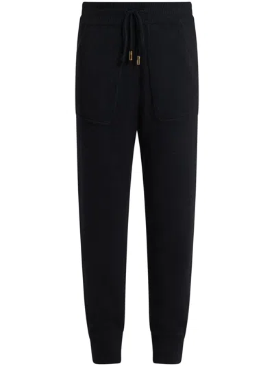 Tom Ford Cashmere Track Trousers In Black