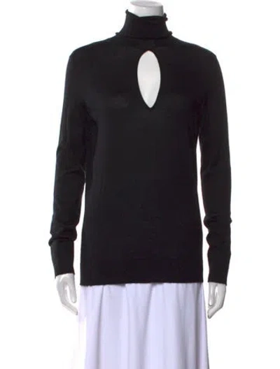 Pre-owned Tom Ford Cashmere Turtleneck Sweater In Black