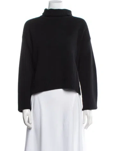 Pre-owned Tom Ford Cashmere Turtleneck Sweater In Black