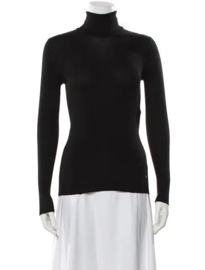 Pre-owned Tom Ford Cashmere Turtleneck Sweater In Black