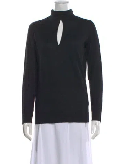 Pre-owned Tom Ford Cashmere Turtleneck Sweater In Black
