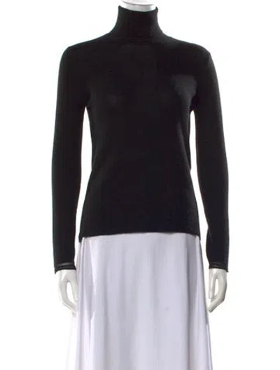 Pre-owned Tom Ford Cashmere Turtleneck Sweater In Black