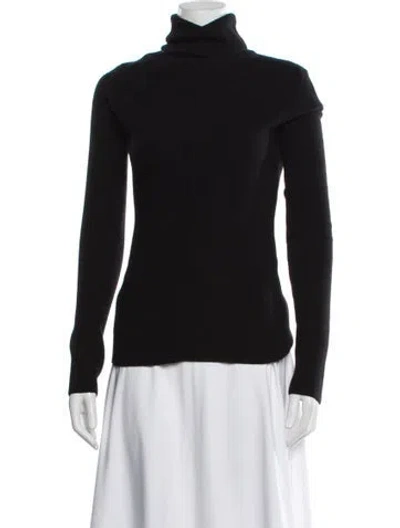 Pre-owned Tom Ford Cashmere Turtleneck Sweater In Black