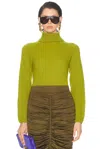 Tom Ford Cashmere Turtleneck Sweater In Green