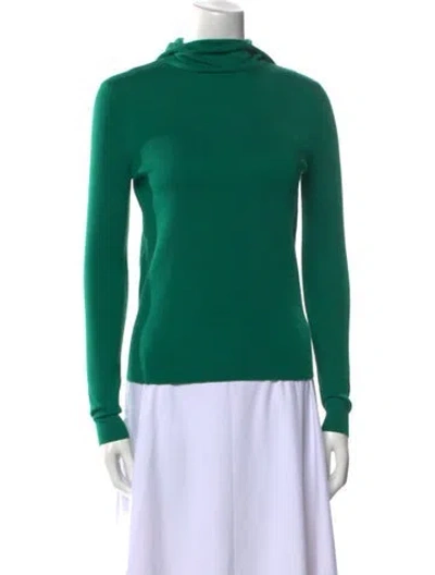 Pre-owned Tom Ford Cashmere Turtleneck Sweater In Green