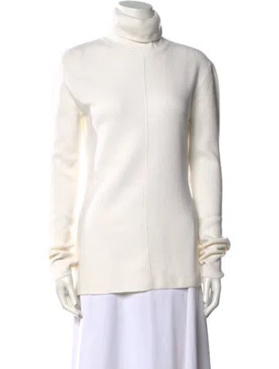 Pre-owned Tom Ford Cashmere Turtleneck Sweater In Neutral