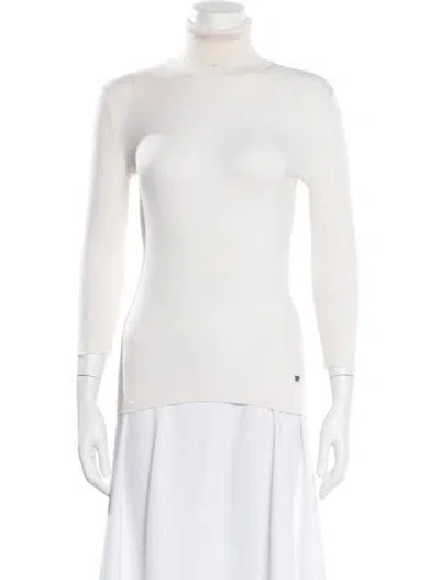 Pre-owned Tom Ford Cashmere Turtleneck Sweater In Neutral